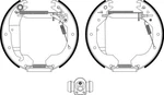Mintex Rear Brake Shoe Set Kit Pro With Wheel Cylinder Adjuster MSP134 New. Price: $99.31.
