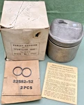 New Genuine Dixie J-17551 Piston Kit, 3-3/16 Bore O/s .010, Harley Davidson. Price: $16.97.