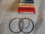 Nos Oem 1975-76 Kawasaki KT250 Trials 1.00 Mm Over Piston Rings 13024-057 New. Price: $49.99.