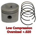 Nos Low Comp Piston Set Oversized +.020 Harley-davidson Big Twin 74" 1941+ New. Price: $8.96.