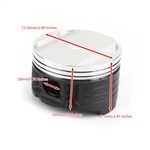 Piston Rings Kit Bore 73.50MM +0.50 For Yamaha TT250R 93-04 TTR250 Tt-r 99-06/ New. Price: $51.77.