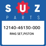 12140-46130-000 Suzuki Ring Set,piston 1214046130000, New Genuine Oem Part. Price: $104.75.