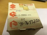 New Nos Oem Suzuki 1973-76 TS250 + .50 2ND Over Piston # 12110-30001-050. Price: $89.99.