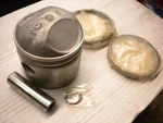 .030 Hi Compression Piston & Rings 74" 3-7/16" Harley Shovelhead New DS-750773 Used. Price: $35.00.