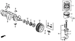 Genuine Honda Piston (over Size) (0.50) 13103-PM3-020 New. Price: $24.22.