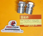 Nos Genuine Suzuki GN125 76-78 RM100 GT250 79-81 Front Fork Cap Set 51351-41603 New. Price: $23.89.