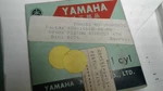 Yamaha Factory 4TH Over 1.00 Piston Ring Set # 438-11610-40-00 Vintage New. Price: $29.95.