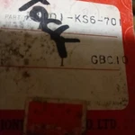 Honda CR125 Piston Nos 1987 13101-KS6-701 New. Price: $50.00.