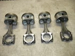 Yamaha Vmax 1200 VMX12 85 95 07 Piston Connecting Rod 4 Set Pack Used. Price: $174.99.