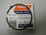 Yamaha Nos RT1, 1971, Piston Ring (one), 0.50 Mm Over, # 284-11611-20-00 E1 New. Price: $9.99.