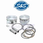 S&s Cycle Forged Piston Kit 100CI./107CI. Motor 1986-1987 Harley Xj New. Price: $522.97.