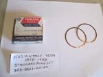 Vintage Yamaha 1978 1980 YZ125 Oem Nos Standard Rings 3R3-11601-00-00 New. Price: $39.95.