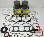 '09-'15 Polaris 600 Cfi Standard 77.25MM Bore Piston Kits Gaskets W/ Oil Seals New. Price: $249.95.