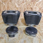 Harley-davidson Oem Flhxs Street Glide Cylinder Jug Set Pistons 16800075 Used. Price: $325.00.