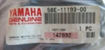 Oem Yamaha Head Cover Gasket 5BE-11193-00 Nos (8C-4-1) New. Price: $16.50.