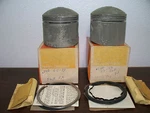 22146-55B Piston Set Harley Davidson .040 O.s. 1955/73 Flh QTY.(2) New. Price: $125.00.