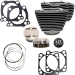 S&s Cycle 132 Cylinder Kit 4500 Stroke Wrinkle Black Highlighted Fins M8 New. Price: $1547.97.