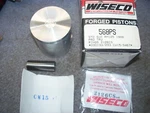 Suzuki Dirt Bike 1988 Std Bore 54.00MM Piston Kit New Wiseco 568PS. Price: $87.99.