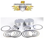 Kb Cast Piston Set For 2000-2006 Harley Davidson Fxst Softail Standard Cm New. Price: $289.31.