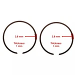 Caltric Piston & Top End Gasket Kit For Yamaha YZ250 2003-2023 66.4MM Bore New. Price: $64.49.