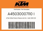 Ktm Genuine Piston Kit Gr. Mx 2025 - A45030007110 New. Price: $363.24.