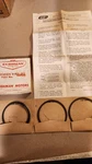Genuine Oem Nos Cushman Eagle 160436 Ring Set M-109 Engines .030" 8892E+ New. Price: $32.75.