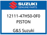 Suzuki Oem Part 12111-47H50-0F0 Piston New. Price: $236.15.