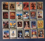 1990 Super Bowl Program Logo Ring Cards 1-24 Complete Subset Vintage Used. Price: $9.99.