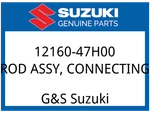 Suzuki Oem Part 12160-47H00 Rod Assy, Connecting New. Price: $254.08.