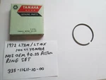 Yamaha 1972 LT2M / Ltmx 100CC Oem Nos + 0.25 Ring Set 335-11611-10-00 New. Price: $25.95.
