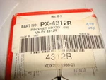 New Kawasaki 1986-2001 KDX200 Piston Rings Set .5 O/s 2ND Rik Pro Px- 4312R. Price: $29.99.