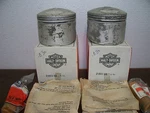 21993-80 Piston Set Harley Davidson .030 O.s. 1981/E83 FLH80/CLASSIC QTY.(2) New. Price: $125.00.