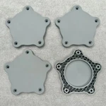 Torq Thrust Flat Center Cap Set For American Racing Wheels 3D Printed 5/16" Tall New. Price: $39.95.