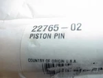 Harley Davidson 04-22 Sportster Piston Wrist Pin 22765-02 New. Price: $8.00.