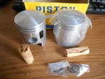 Nos Mc Brand Yamaha Std Standard Piston Set YR1 YR2C 168-11631-00-96 Japan New. Price: $29.95.
