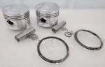 Honda 78-79 CB400T CM400T Piston 2 Kits .50MM Oversize 71.0MM New. Price: $50.00.