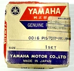 Genuine Yamaha Piston Ring Set 5X4-11611-30-00 Used. Price: $40.00.