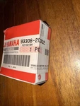 Yamaha Bearing New Oem Nos 93306-20332. Price: $34.99.