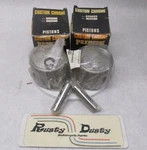Pair Of Harley Davidson Custom Chrome .040 Pistons 56-089 New. Price: $44.99.
