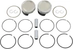 Wiseco K0212P3 Tracker Pistons +.030 Bore Sportster 883-1200 Evo 86-22 New. Price: $222.01.