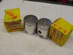 Suzuki: , Nos ! 2- Oem Piston .50 Over 73.5 Mm Snowmobile Xr? 12110-97720 New. Price: $65.99.