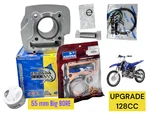 New Yamaha Ttr 110 Big Bore Kit Racing 128CC + Free Top Set Gasket Shipping. Price: $129.00.