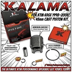 Kalama Piston & Rings Kit For Ktm 65 Sx 1998 2008 44.95MM 46030007500 OB2 New. Price: $36.00.