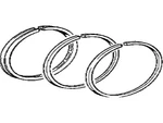 Genuine Bmw Repair Kit Piston Rings 11251265505 New. Price: $67.94.