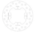 Products Disc Brake Rear YZ80/85 Cc, Cross-center 5100-38 New. Price: $91.49.
