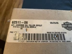Oem Nos 2006 And Newer Harley Dyna Chrome Oil Filler Spout 62511-06. Price: $35.00.