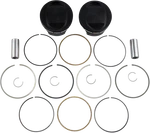 Wiseco Piston Kit (103CI.,DOMED) - .135IN. Oversize 3.885IN., 10. K2756 New. Price: $395.95.