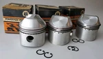 Bsa Triumph Triple .040 Powermax Pistons Ae Hepolite Rings Circlips Pin New. Price: $495.00.