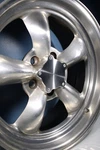 Flat Center Cap Set American Racing Torq Thrust 1/4 Tall Brushed Finish New. Price: $109.95.