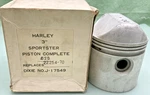 New Genuine Dixie J-17549 Piston Kit, 3" Bore O/s .020, Harley Davidson 22254-70. Price: $33.15.